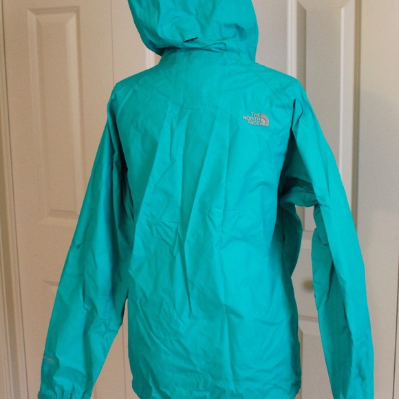 The North Face Women's Rain Coat, Teal - Picture 4 of 5